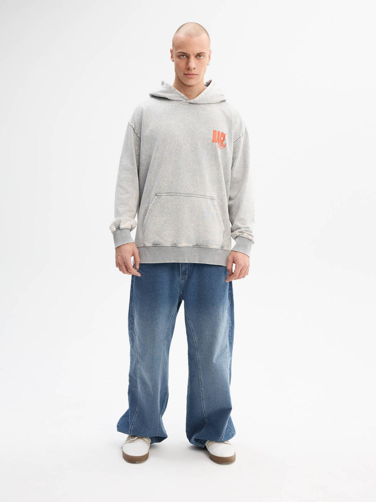 Толстовка серая унисекс Race vibes Carville Racing 2CR22 