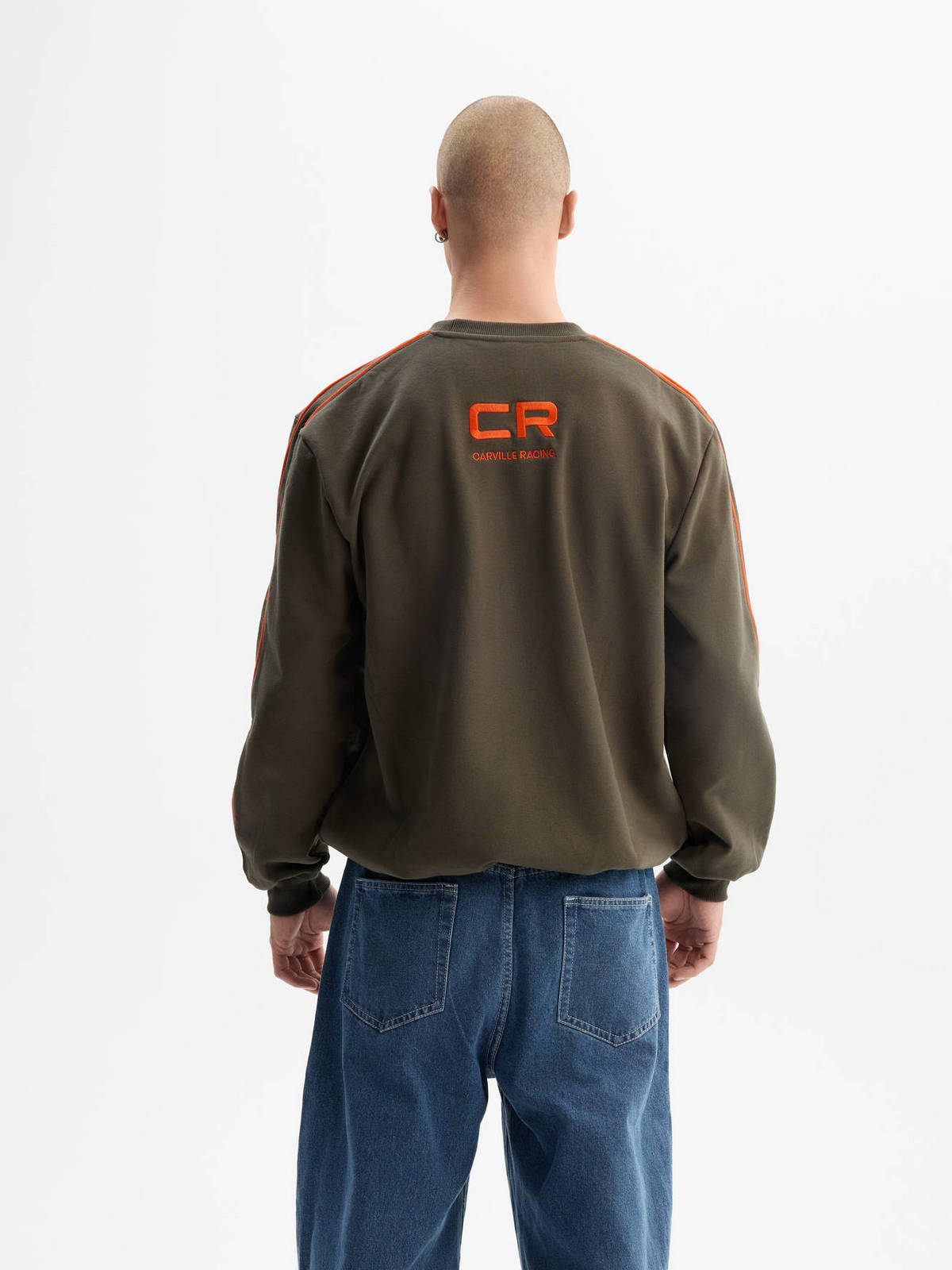 Свитшот хаки Carville Racing 2CR6 