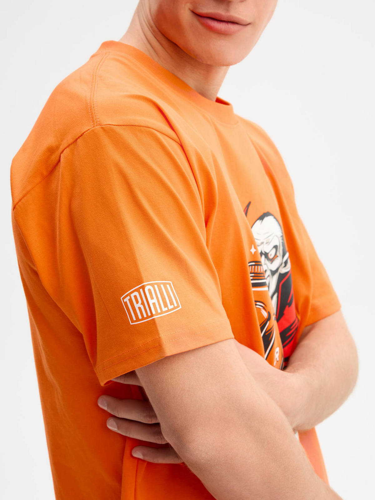 Футболка взрослая CR оранжевая Carville Racing 1CR50 