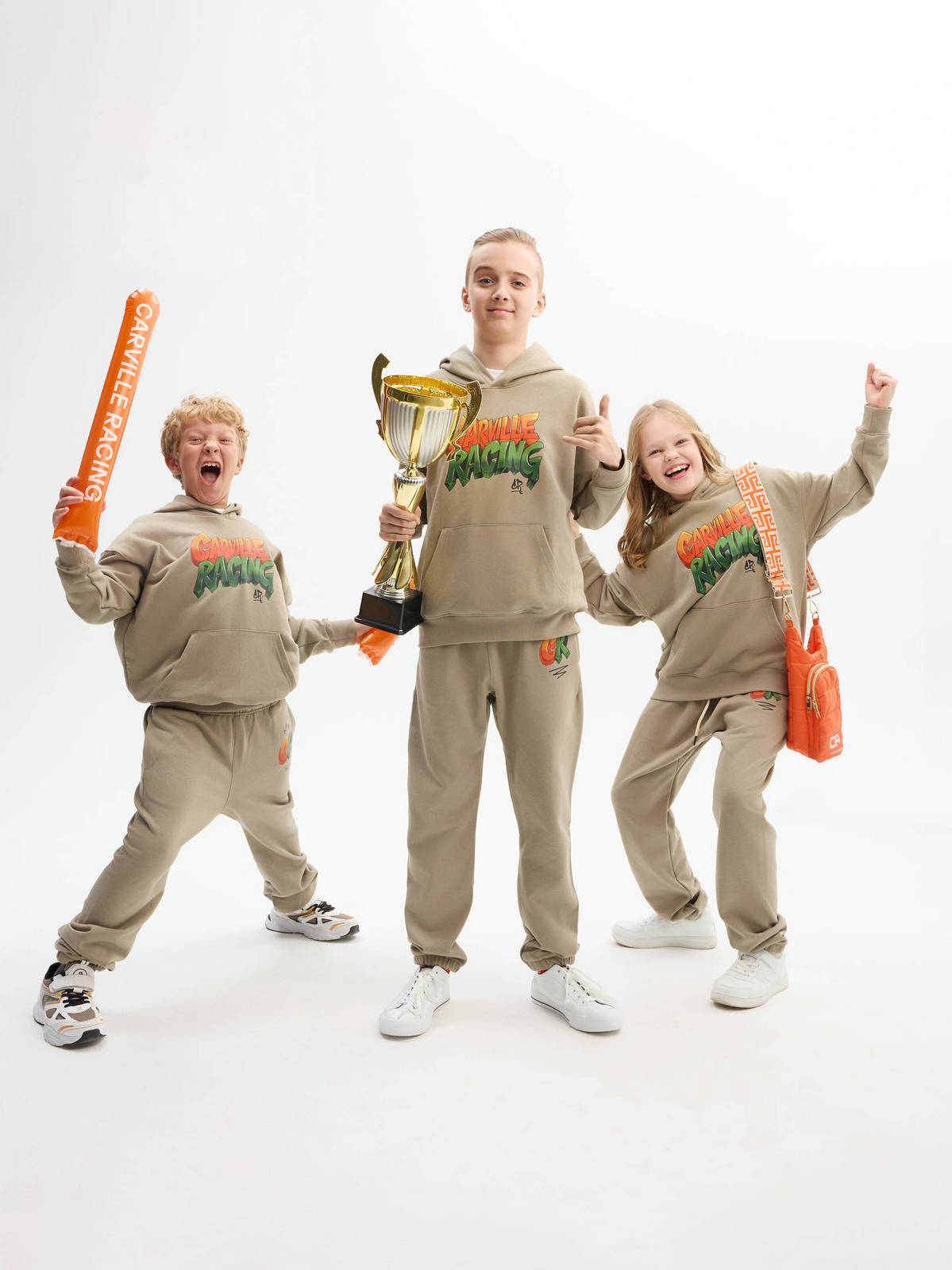 Костюм детский зеленый Carville Racing 4CR09 