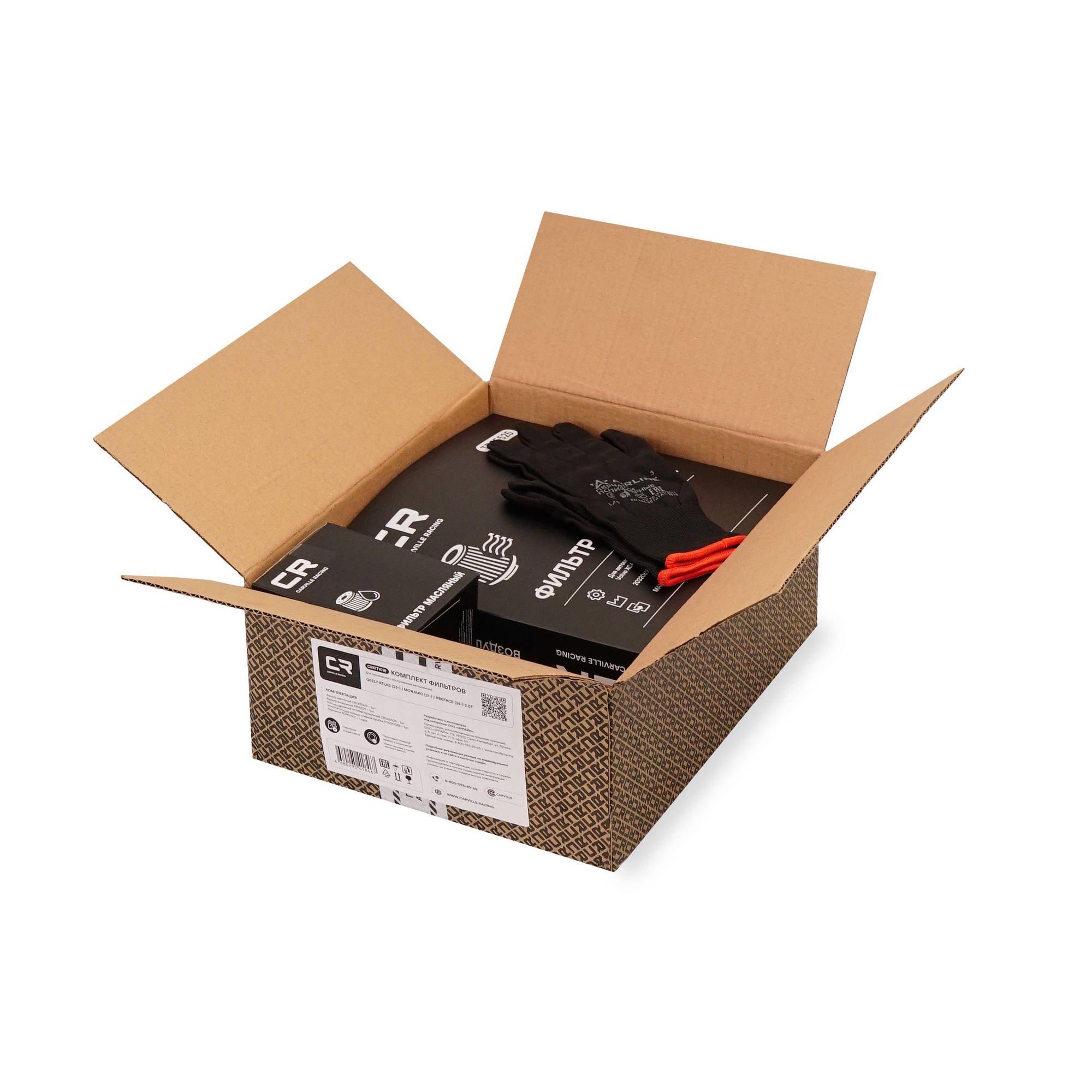 Комплект фильтров для ТО Geely Atlas (23-)/Monjaro (21-)/Preface (24-) 2.0T Carville Racing CRKIT1018 1016057088 2032061800 1056025900 8025530600
