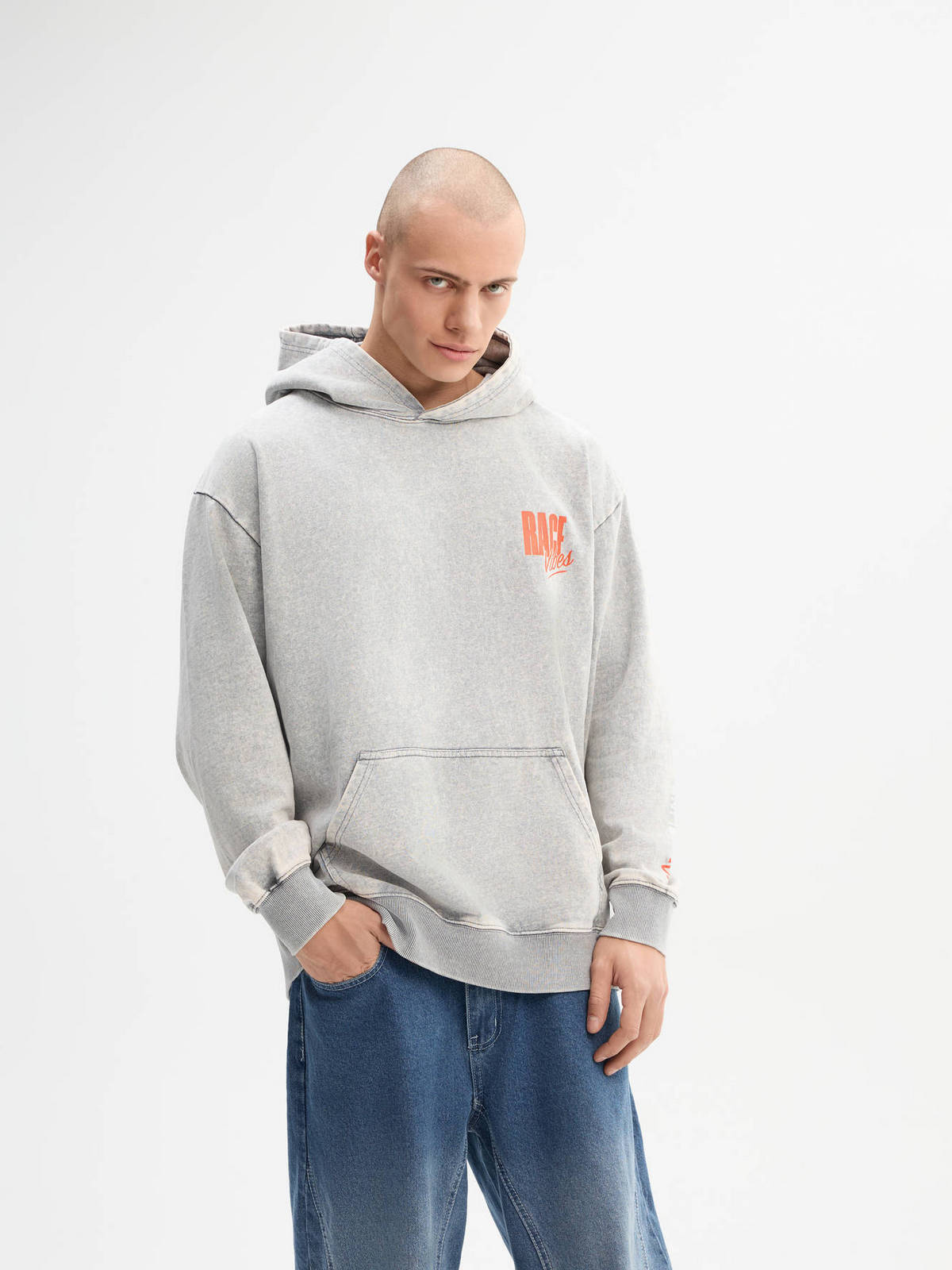 Толстовка серая унисекс Race vibes Carville Racing 2CR22 