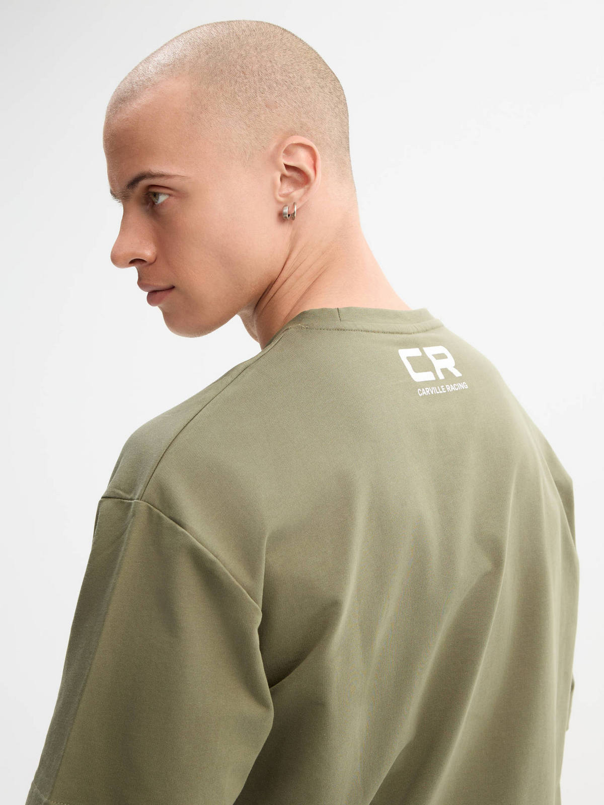 Лонгслив зелёный Carville Racing 1CR29 