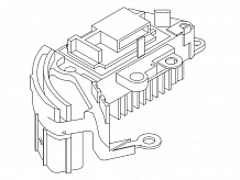 Регулятор напряжения генератора для автомобилей Toyota Corolla E10 (91-) 1.6i/Corona T21 (96-) 1.8i