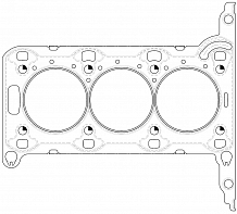 Прокладка ГБЦ для а/м Opel Corsa D (06-)/Corsa C (00-)/Agila (03-) 1.0i [Z10XEP]