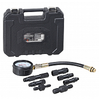 Компрессометр для бензиновых двигателей PRO, набор 8пр., пласт. кейс