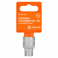 Головка торцевая 1/2" DR шестигранная 9мм пласт. подвес