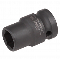 Головка ударная торцевая 1/2"DR шестигранная 13мм L=38 мм