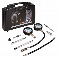 Компрессометр для бензиновых и дизельных двигателей PRO, набор 11пр., пласт кейс
