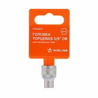 Головка торцевая 3/8" DR шестигранная 7мм, пласт. подвес