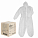 Комбинезон одноразовый "Каспер", XL(48-50),спанбонд 40г/м2, 1 шт., белый airline ADO-NWF-09 