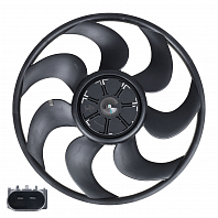Электровентилятор охлаждения для автомобилей Chevrolet Tahoe (06-)/Cadillac Escalade (06-) 5.3i/6.2i (без кожуха)