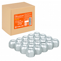 Гайка колесная M12x1,5x18, конус, ключ 21, открытая, дакромет для а/м Hyundai/Mitsubishi/KIA