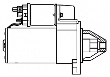 Стартер для Лада 2101-2107/2123/21214 (карбюраторные и двигатели с ЭСУД) 1,55кВт