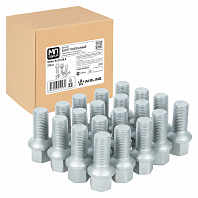 Болт колесный M14x1,5x27x48,5, сфера R14, ключ 17, дакромет, 20 шт для а/м Mercedes/Infiniti