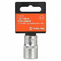 Головка торцевая 1/2" двенадцатигранная 17мм, пласт. подвес