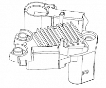 Регулятор напряжения генератора для автомобилей VAG Touareg II (10-) 3.0TDI/3.6FSI