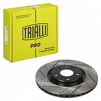 Диски тормозные для автомобилей Haval Jolion (21-) 4WD передние d=320 PRO (перфорированные / слотированные)