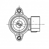 Датчик дроссельной заслонки для автомобилей Mitsubishi Lancer IX (03-)/Outlander I (03-) 1.3i/1.6i/2.0i