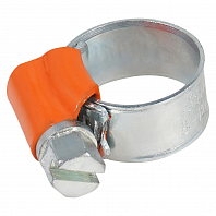 Хомут 8-12/9,7мм, червячный PRO, усиленный, W1(оцинк.), 1 шт.