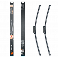 Щетки стеклоочистителя комплект 650/350мм (26"/14") бескаркасные PREMIUM с креплением "Bayonet arm 9x4 мм", 2 штуки