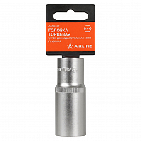 Головка торцевая 1/2" двенадцатигранная 24мм глубокая, пласт. подвес