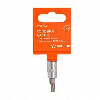 Головка 1/4" DR со вставкой TORX с отверстием TX27, 38мм