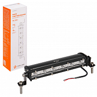 Фара (балка) светодиодная однорядная, 6LED, дальний свет, 9Вт, 186x30x47мм, 12/24В МП-серия