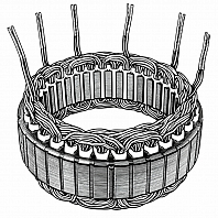 Статор генератора для автомобилей VAG Polo (10-)/Jetta IV (13-)/Rapid (12-) 1.6i (D=128мм)
