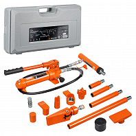Растяжка гидравлическая для кузовных работ 4т, набор 17 пр., пласт. кейс