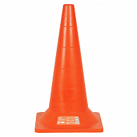 Конус дорожный 520мм, без световозвр.полос с утяжелителем, оранжевый