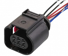 Разъём 6 pin с проводами для датчика кисл. VAG Octavia, Jetta, Golf, Golf Plus