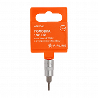 Головка 1/4" DR со вставкой TORX с отверстием TX8, 38мм