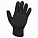 Перчатки трикотажные ХБ двойн., черные, (5 пар) 7,5 класс/115г., мод.502 airline ADWG023 