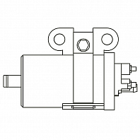 Мотор бензонасоса для автомобилей  ГАЗ с дв. 560/УАЗ с дв.ЗМЗ-514 (24В) (с кронштейном)