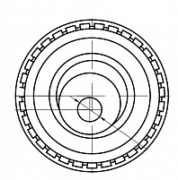 Ролик ГРМ для автомобилей Лада Granta (10-) (автоматический) (натяжной)