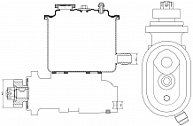 Насос ГУР для автомобилей КАМАЗ 4310 с бачком
