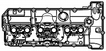 Крышка клапанная для а/м BMW X5 E70 (07-)/5 E60 (03-) 2.5i/3.0i (алюм. с прокл.)