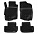 Ковры для Mitsubishi Lancer X (07-), 4 шт., выс. борт, ТЭП, черн. airline ACM-PS-47 MME 31660