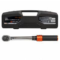 Ключ динамометрический 1/4" 5-30Нм PRO, кнопка быстр.сброса, алюмин.рук., кейс