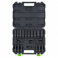 Набор головок ударных 1/2" 20пр. (8-24мм) пласт.кейс