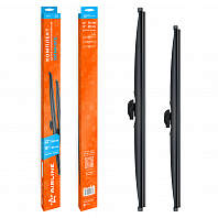 Щетки стеклоочистителя комплект 550/450мм (22"/18") зимние с креплением "Aeroclip", 2 штуки