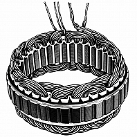 Статор генератора для автомобилей Great Wall Hover H3 (10-) 2.0i/H5 (10-) 2.4i (D=133мм)