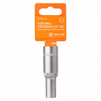 Головка торцевая 1/2" DR шестигранная 10мм глубокая пласт. подвес