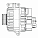 Генератор для автомобилей Fiat Albea (02-)/Doblo (05-)/Grande Punto (05-) 1.4i 70A