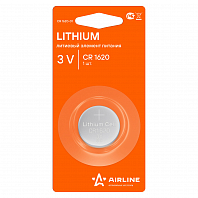 Батарейка CR1620 3V для брелоков сигнализаций литиевая 1 шт.