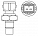 Датчик температуры для автомобилей Chevrolet Aveo (08-)/Spark (09-)/Daewoo Matiz (03-) 1.0i/1.2i