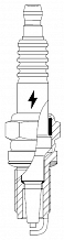Свеча зажигания для автомобилей Fiat Panda (03-)/Punto (99-) 1.2i/Doblo (10-) 1.4i