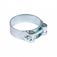 Хомут силовой 60-63/22мм, шарнирный, W1(оцинк.)