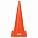 Конус дорожный 750мм, без световозвр.полос, оранжевый airline AKON011 